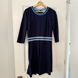 Long sleeve navy blue Draper James dress - excellent condition size medium